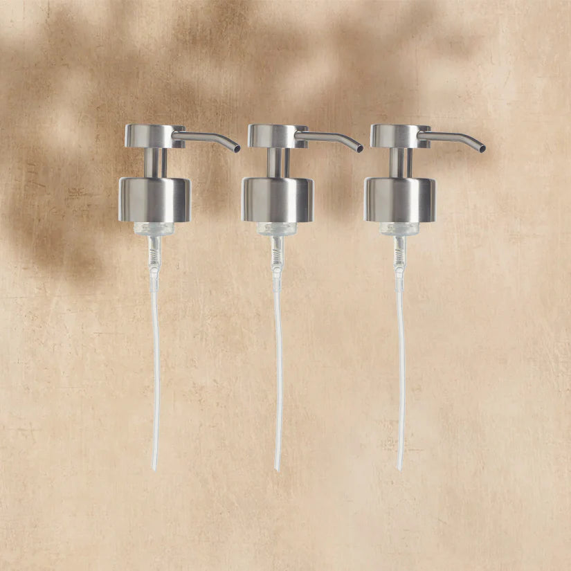 Foaming Wash Pumps for Glass Bottle (3 Pack)