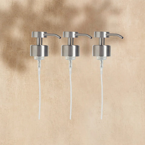 Foaming Wash Pumps for Glass Bottle (3 Pack)